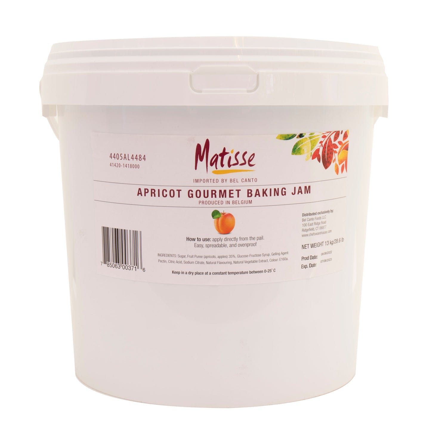 Wholesale Matisse Apricot Jam 13kg- Bulk