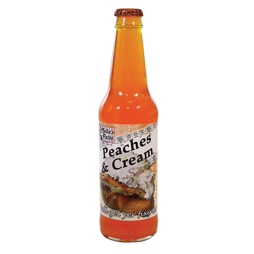 Wholesale Melba'S Fixins Peaches & Cream Soda 12 Oz Bottle- Bulk