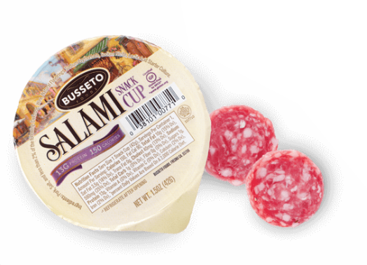 Wholesale Busseto Nugget Bite Size Salami Cup- Bulk