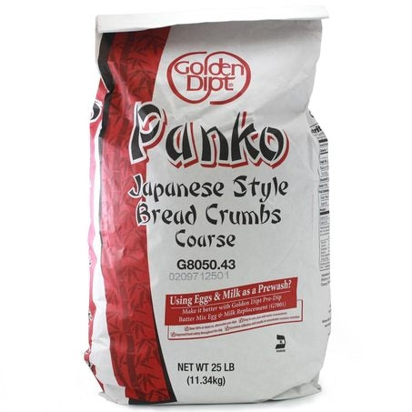 Wholesale Golden Dipt Case Japanese Style Coarse Panko Bread Crumbs- Bulk