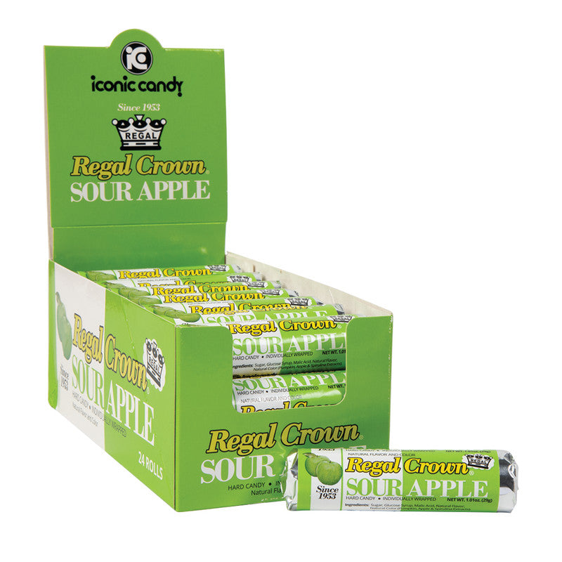Wholesale Regal Crown Sour Apple Roll 1.01 Oz- Bulk