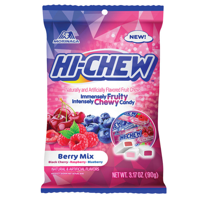 Wholesale Hi-Chew Berry Mix 3.17 Oz Peg Bag- Bulk