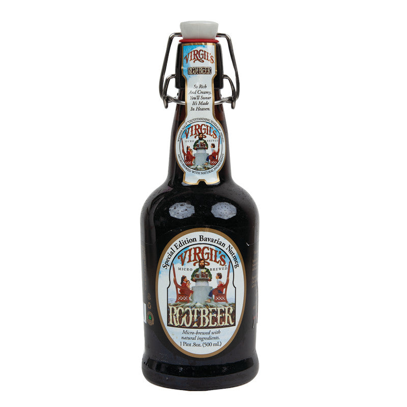 Virgil's Bavarian Cream Root Beer 16.9 Oz Swing Bottle