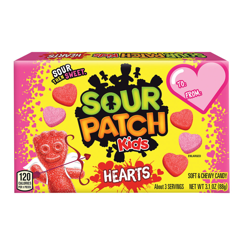 Wholesale Sour Patch Kids Hearts 3.1 Oz Theater Box- Bulk