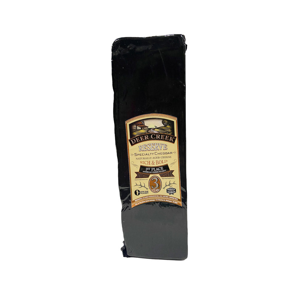 Wholesale Deer Creek 3 Year Reserve White Cheddar Cheese 5 lb- Bulk