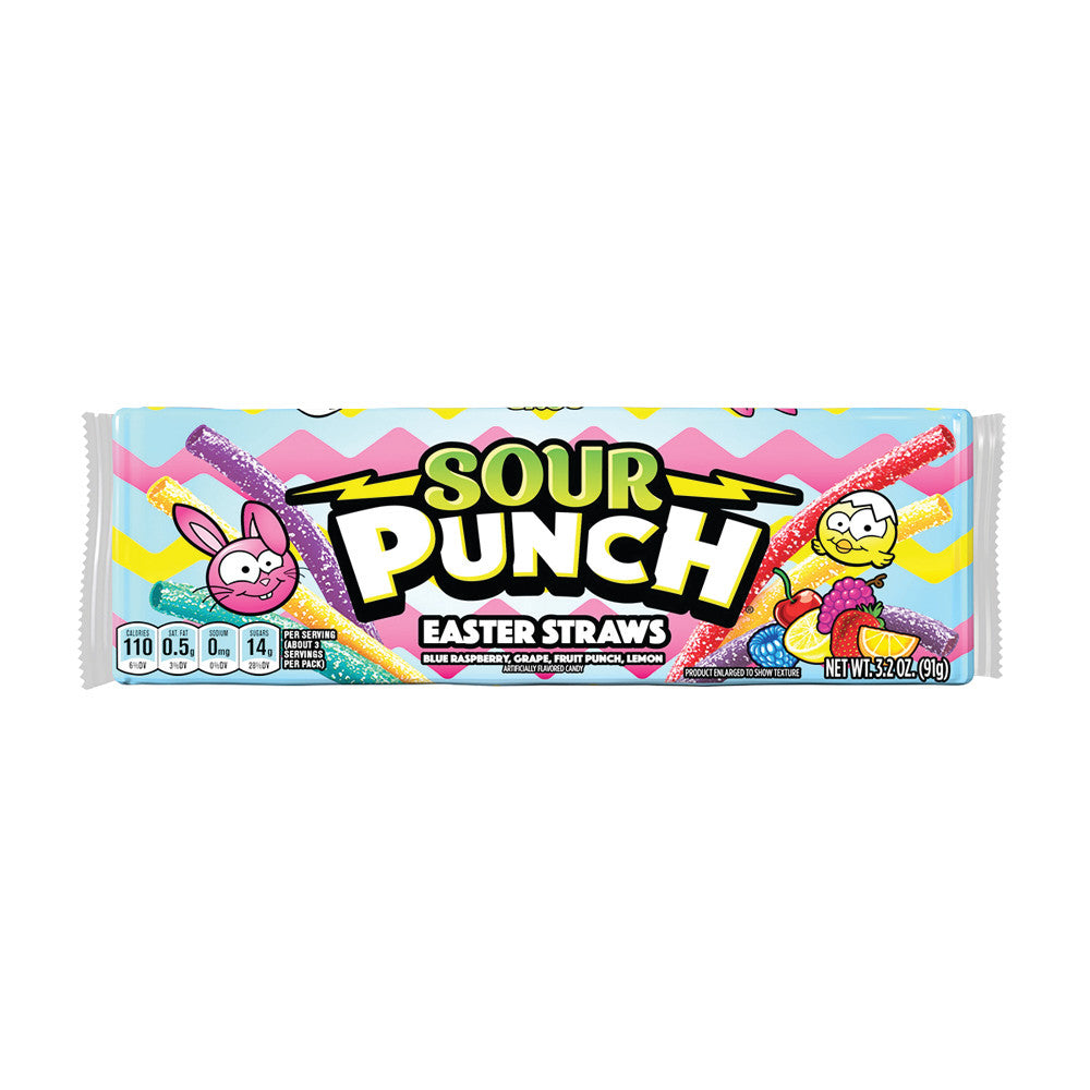 Wholesale Sour Punch Easter Straws 3.2 Oz- Bulk