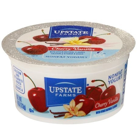 Wholesale Upstate Farms Case Fat Free Cherry Vanilla Yogurt- Bulk