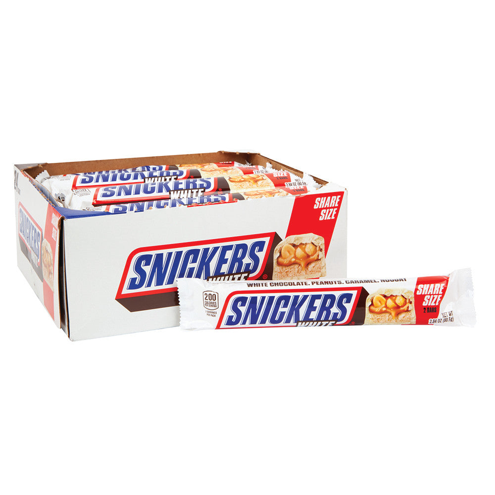 Wholesale Snickers White Share Size 2.84 Oz- Bulk