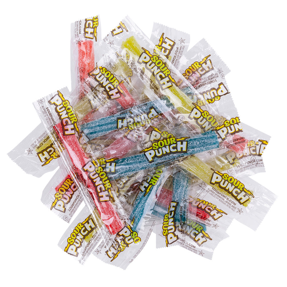 Wholesale Sour Punch Assorted Twists Wrapped- Bulk