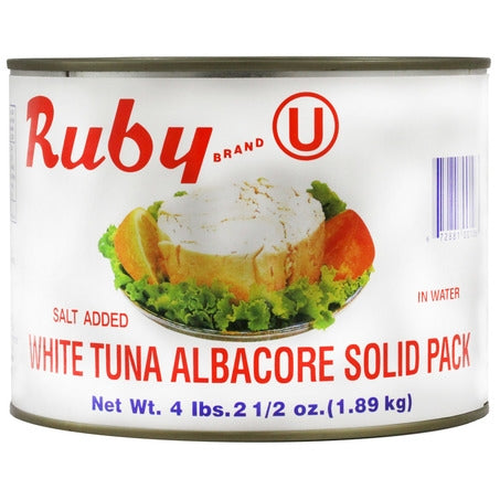 Wholesale Ruby Case Solid White Albacore Tuna In Water- Bulk