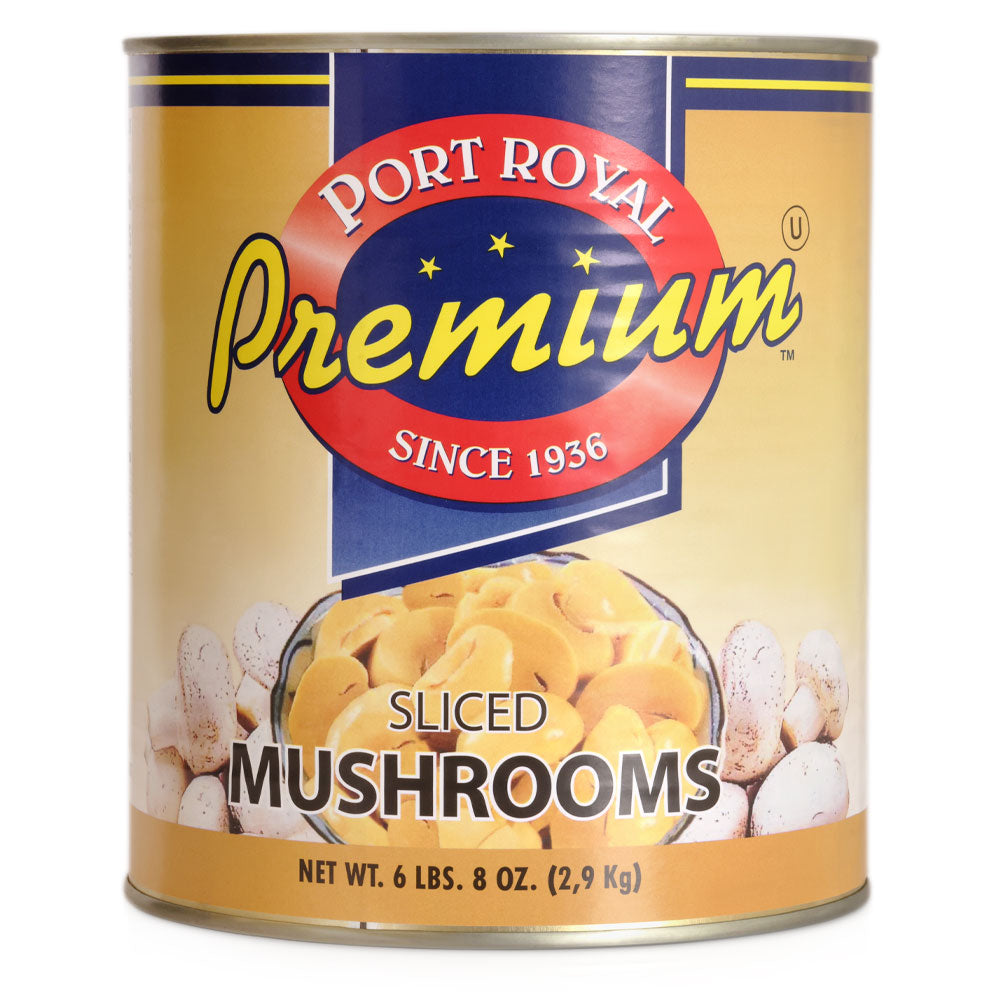 Wholesale Imported Case Sliced Mushrooms- Bulk