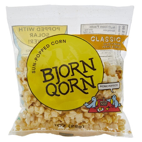 Wholesale Bjorn Qorn 1Oz Classic Sun Popped Popcorn | 1 oz- Bulk
