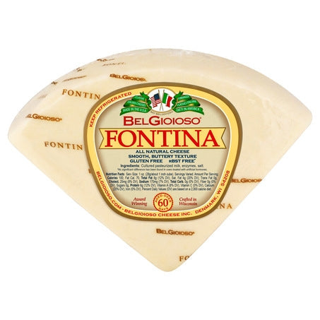 Wholesale Belgioioso Each Fontina Cheese Quarters- Bulk