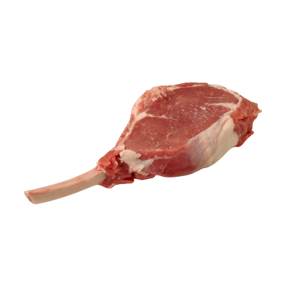 Wholesale White Valley Case Frenched Veal Rib Chop- Bulk