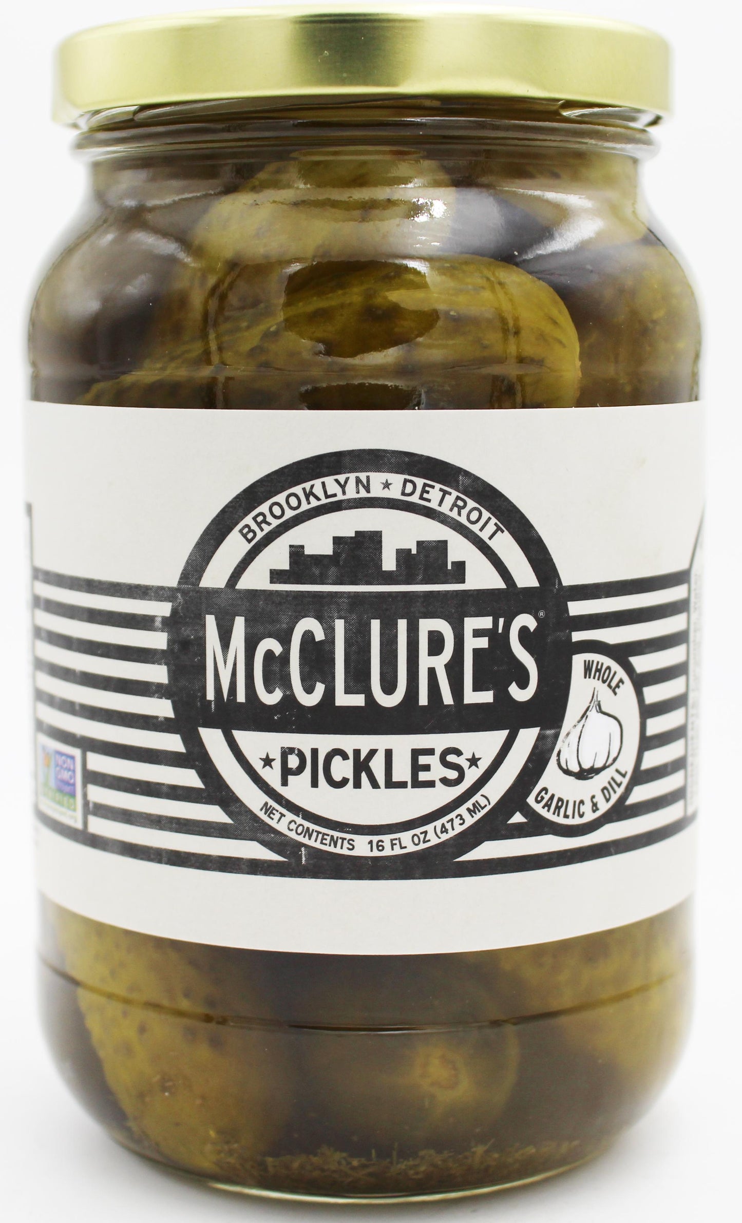 Wholesale Mcclure'S Garlic/Dill Pickles 16Oz- Bulk