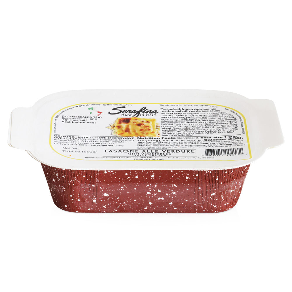Wholesale Serafina Entree Lasagna W Vegetables | 330 gr- Bulk