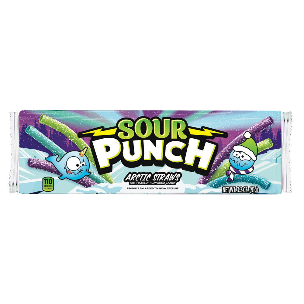 Wholesale Sour Punch Arctic Straws 3.2 Oz- Bulk