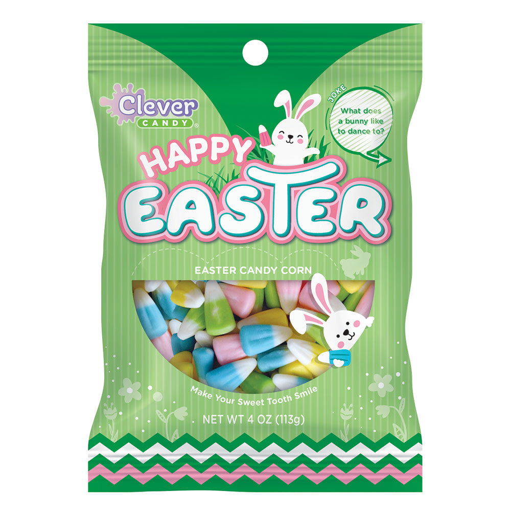 Müttenberg Candy Happy Easter Candy Corn 4 Oz Peg Bag