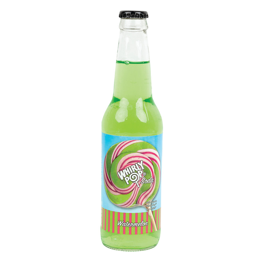 Wholesale Whirly Pop Soda Watermelon 12 Oz Bottle- Bulk