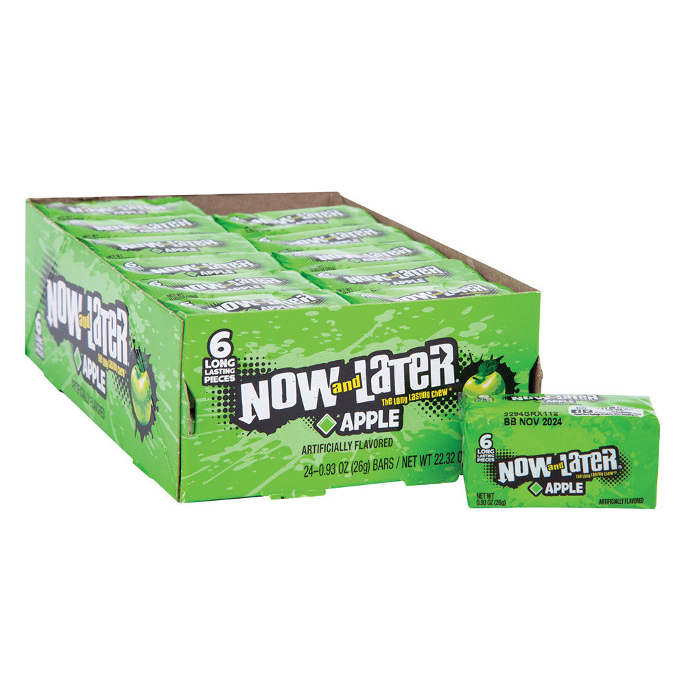 Wholesale Now & Later Apple 0.93 Oz- Bulk