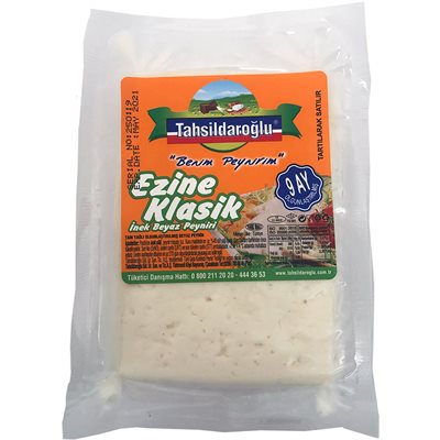 Wholesale Tahsildaroglu Traditional White Cheese (Ezine Klasik Peyniri) Appx. 1.4Lb Vac Pak- Bulk