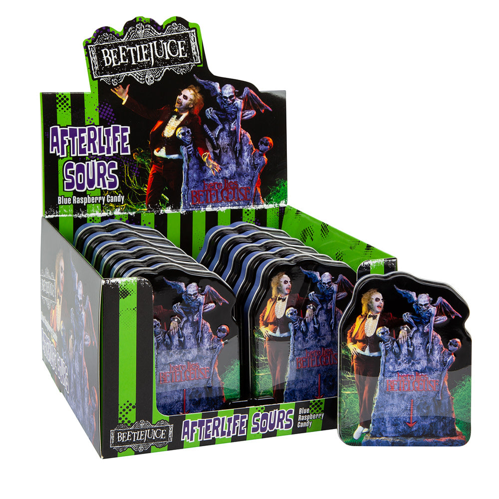 Wholesale Beetlejuice Afterlife Candy Sours 1.5 Oz Tin- Bulk