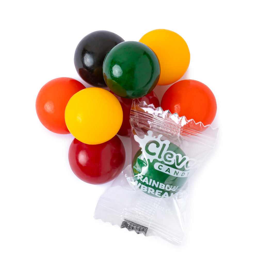 Wholesale Müttenberg Candy Jawbreaker Wrapped Rainbow- Bulk