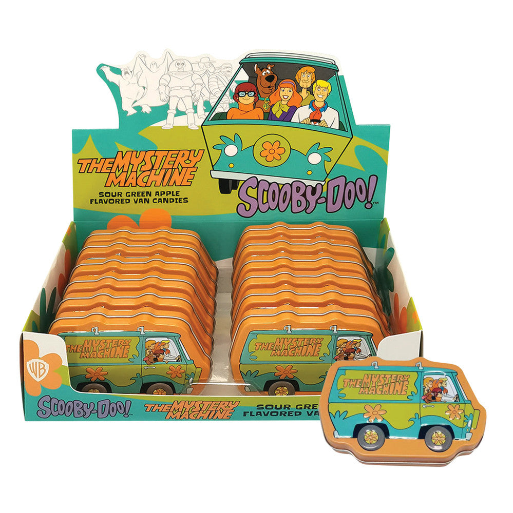 Wholesale Scooby Doo Mystery Machine Candy Vans Tin- Bulk