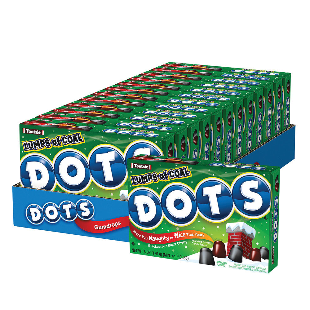 Wholesale Dots Lumps Of Coal 6 Oz Theater Box- Bulk