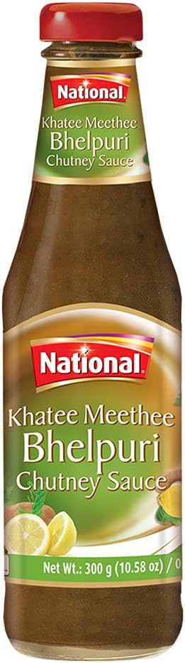 Wholesale National Khatee Meethee Bhelpuri Chutney 300g- Bulk