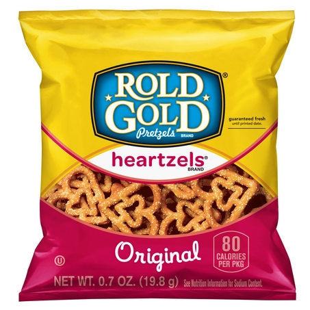 Wholesale Rold Gold Case * Whole Grain Heartzels Pretzels- Bulk