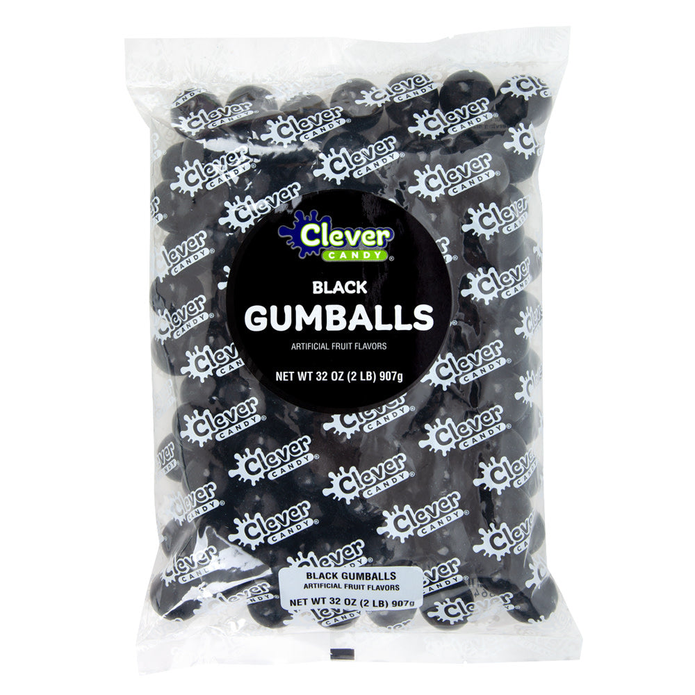 Wholesale Müttenberg Candy Tutti Frutti Black Gumballs 2 Lb Bag- Bulk