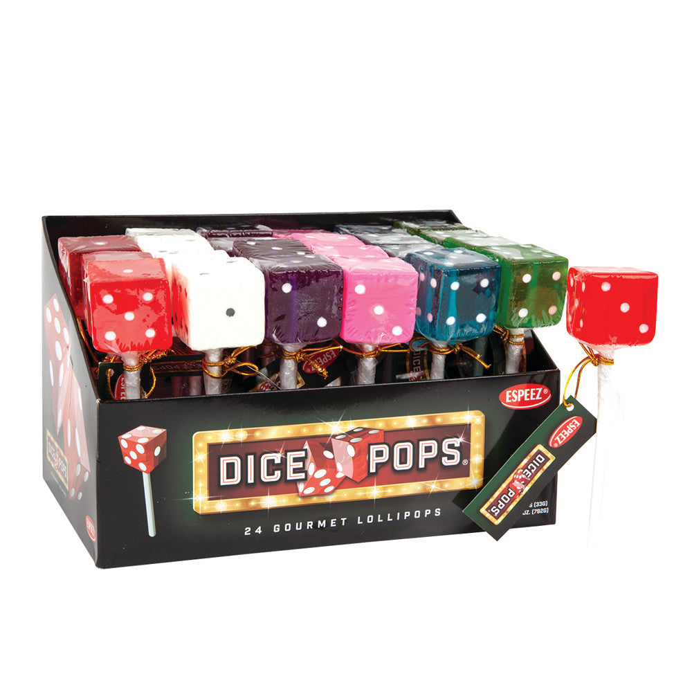 Wholesale Assorted Dice Pops 1.16 Oz- Bulk