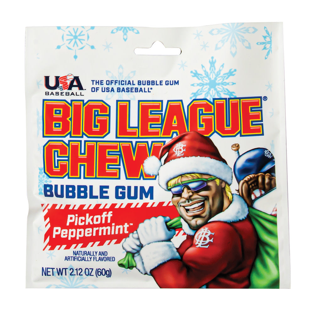 Wholesale Big League Chew Pickoff Peppermint 2.12 Oz Pouch- Bulk