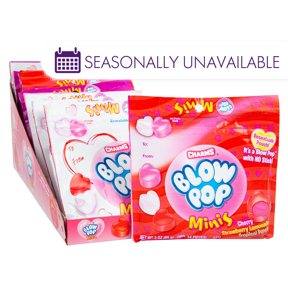 Blow Pop Minis Valentines Pouch