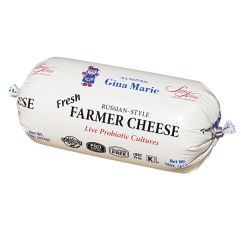 Wholesale Gina Marie Russian Style Farmer Cheese 1 Lb- Bulk