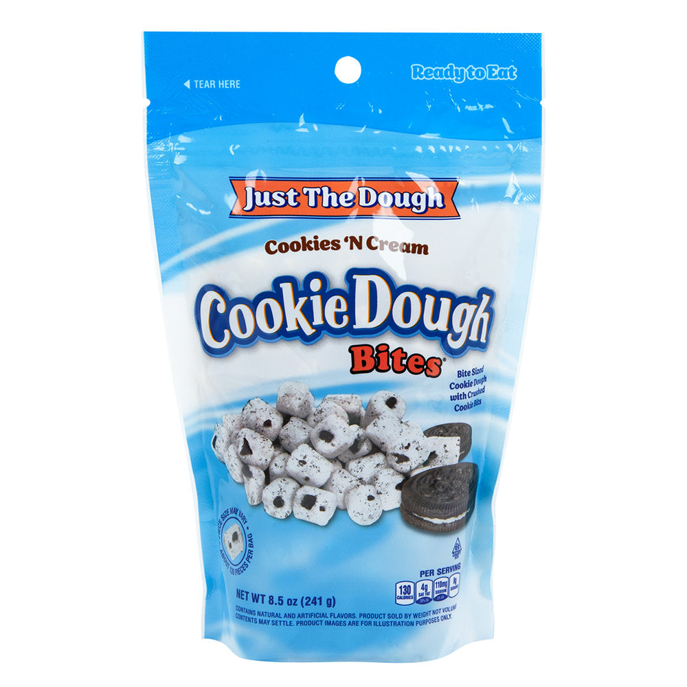 Wholesale Cookie Dough Bites Just The Dough Cookies 'N Cream Peg Bag- Bulk