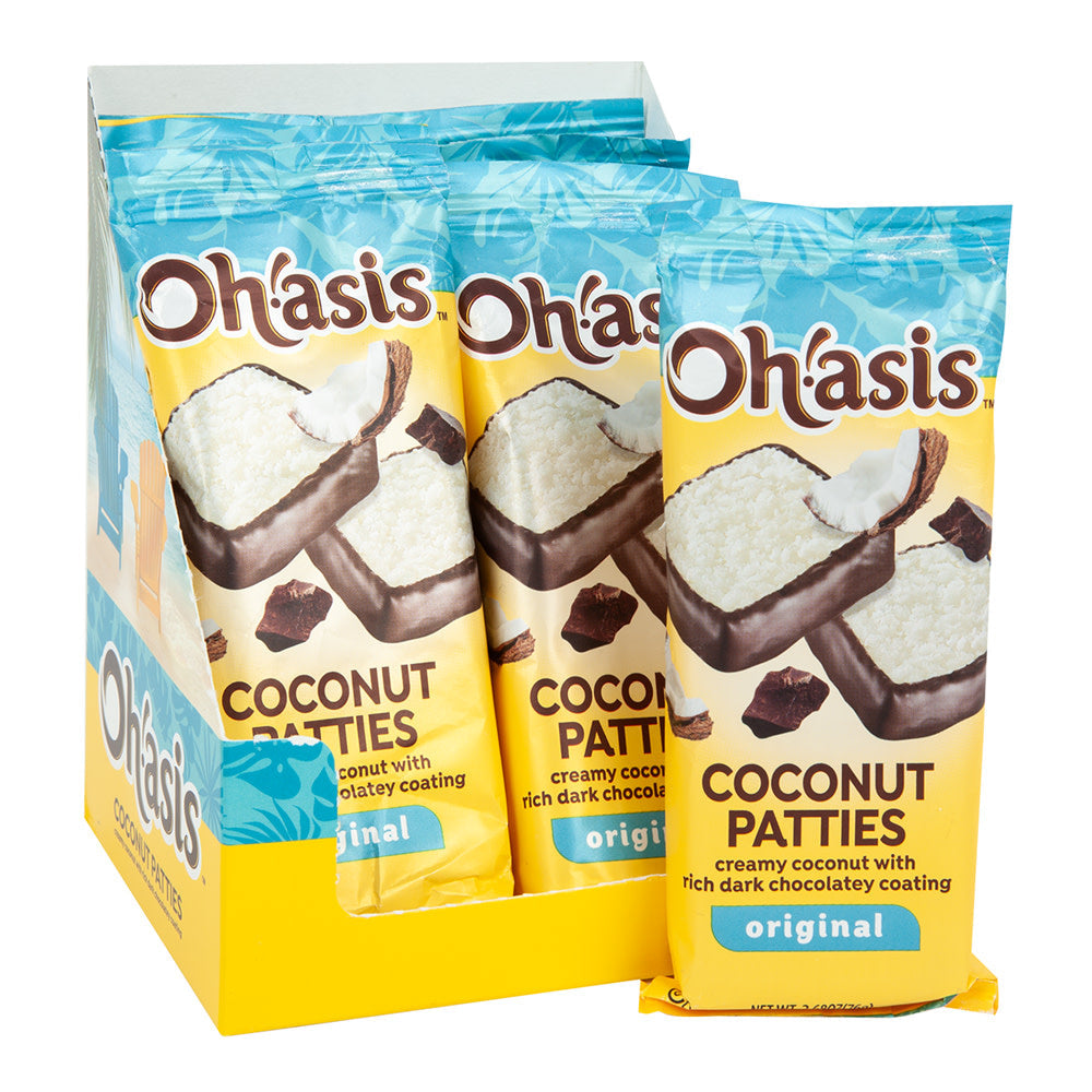 Wholesale Oh!Asis Original Coconut Patties 2 Piece- Bulk