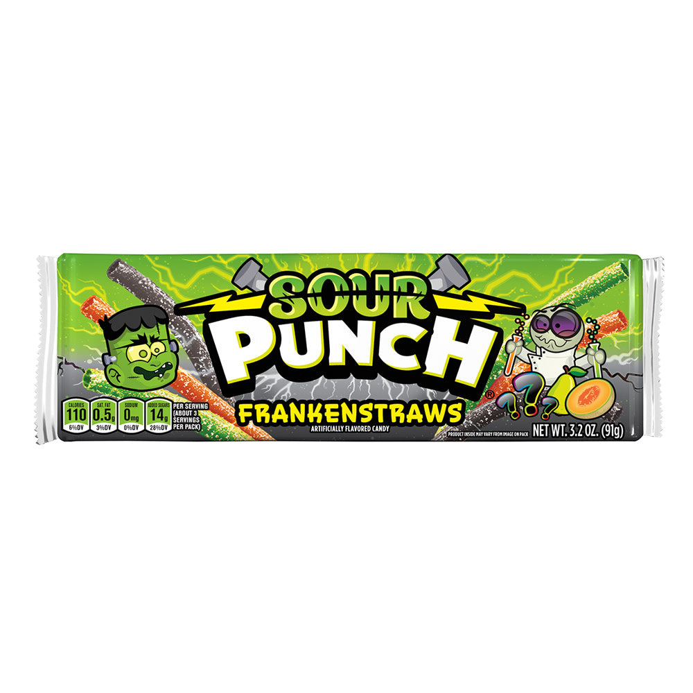 Wholesale Sour Punch Frakenstraws 3.2 Oz- Bulk