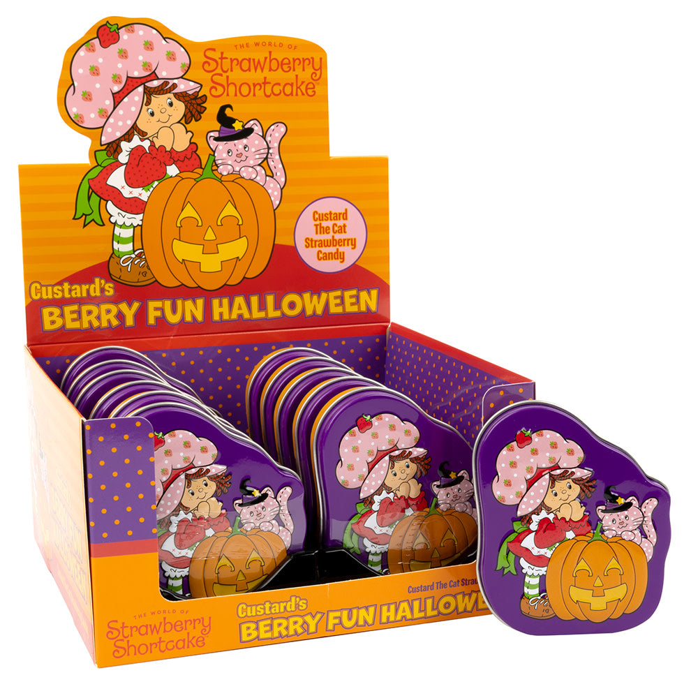 Wholesale Strawberry Shortcake Custard'S Berry Fun Halloween 1.2 Oz Tin- Bulk