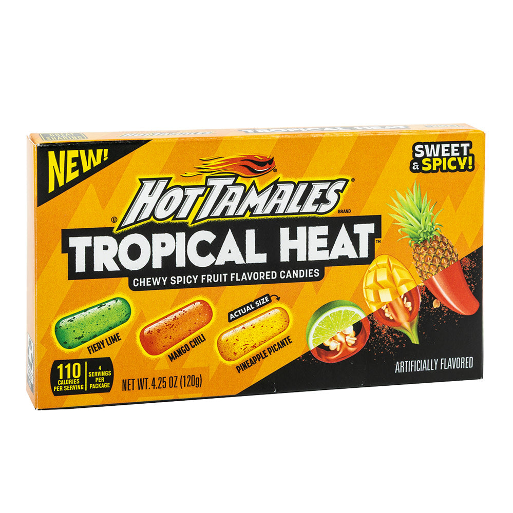 Wholesale Hot Tamales Tropical Heat 4.25 Oz Theater Box- Bulk
