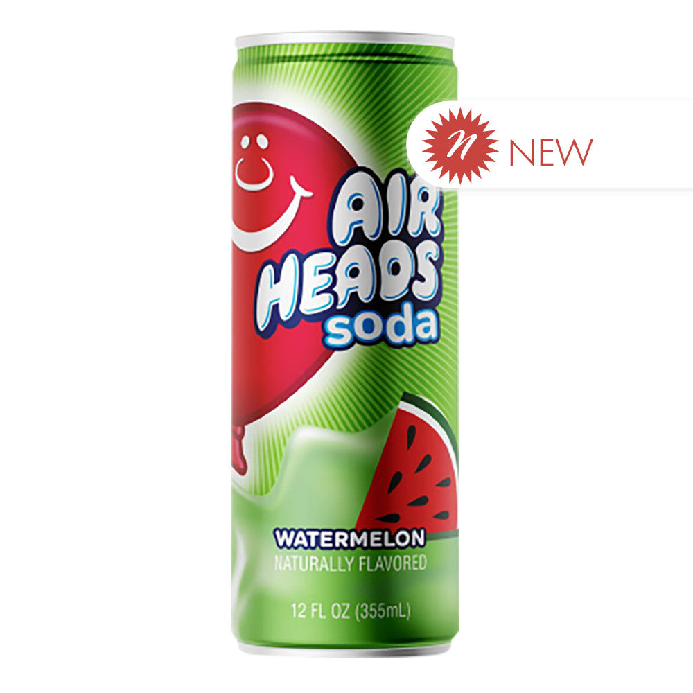 Wholesale Airheads Watermelon Soda 12 Oz Can- Bulk