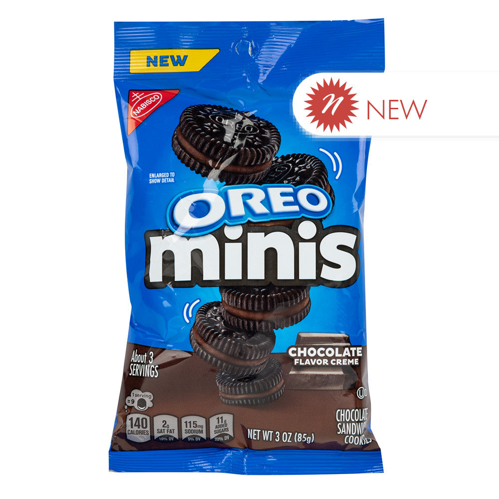 Wholesale Oreo Chocolate Minis 3 Oz Peg Bag- Bulk