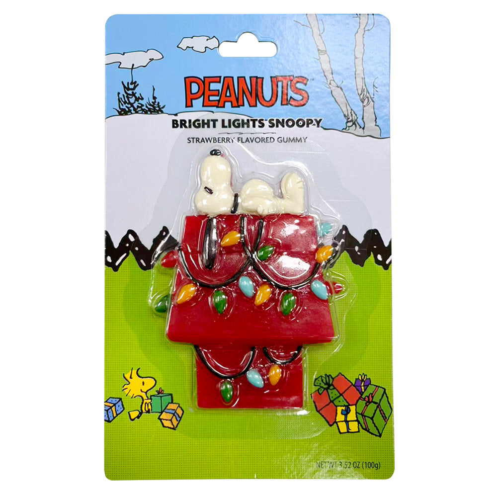 Wholesale Peanuts Bright Lights Snoopy Gummy House 3.52 Oz Blister- Bulk