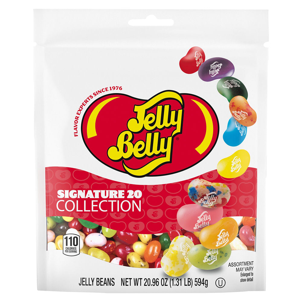 Wholesale Jelly Belly Signature 20 Collection 1.31 Lb Pouch Pk12- Bulk