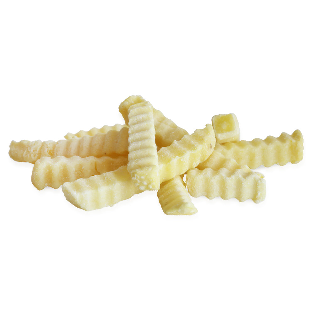 Wholesale BoxNCase Case 1/2 Inch Crinkle Cut Fries- Bulk