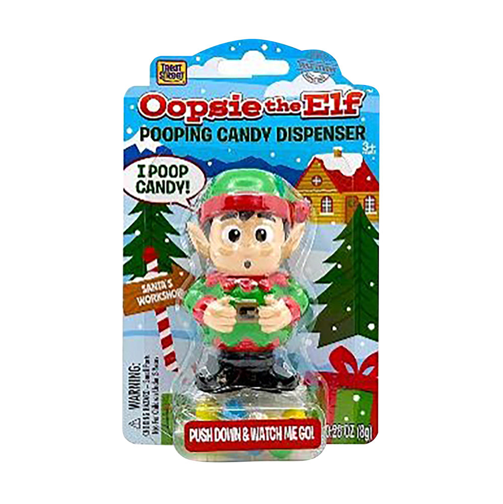 Wholesale Oopsie The Elf Pooping Candy Dispenser 0.28 Oz Blister- Bulk