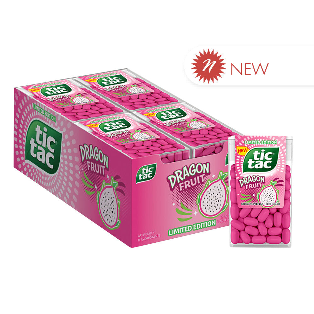 Wholesale Tic Tac Dragon Fruit 1.7 Oz- Bulk