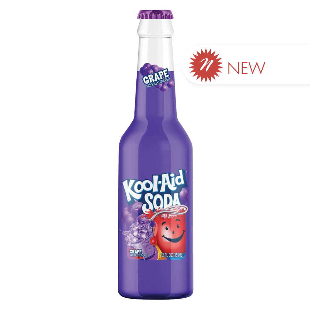 Wholesale Kool-Aid Grape Soda 12 Oz Bottle- Bulk