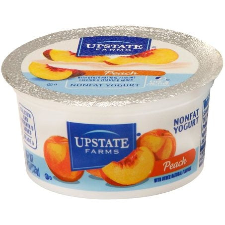 Wholesale Upstate Farms Each Nonfat Peach Yogurt- Bulk